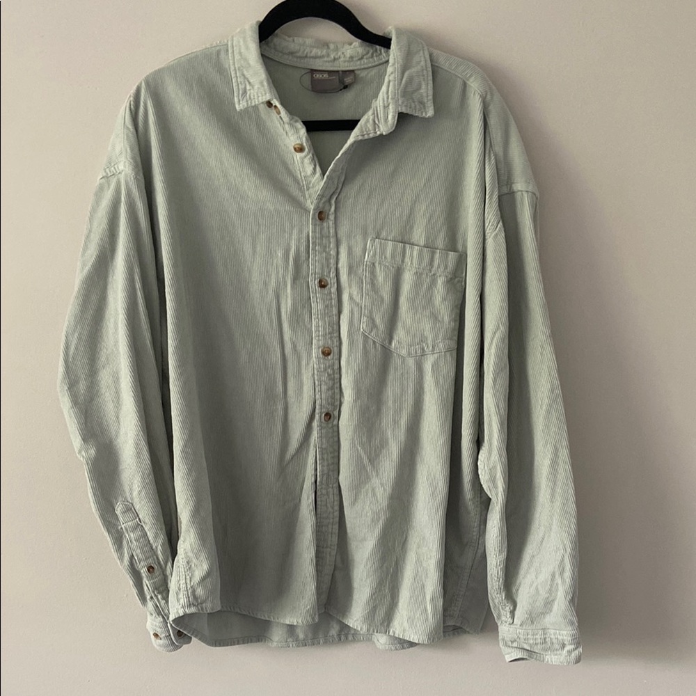 Corduroy Button-Up Shirt